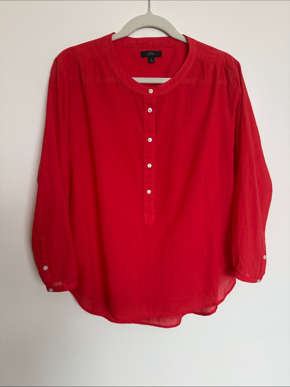 J.Crew Button-Front Lightweight Women's Shirt